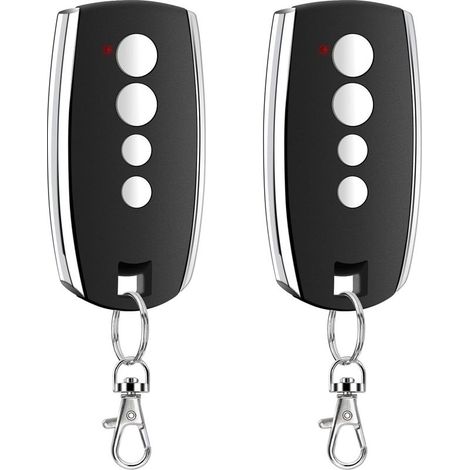 433.92MHz Telecommande Portail, 4 Canaux Telecommande Porte de Garage Compatible avec King Gates STYLO2K STYLO4K Stylo, Codes Roulants Bip De Porte De Garage, Lot de 2 (1/5)