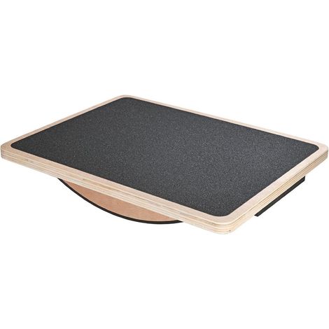 Balance Board – 1 Stück – Holz – Rutschfest – Stärkt die Rumpfmuskulatur – Für Zuhause und Büro – 40 x 30 x 7 cm