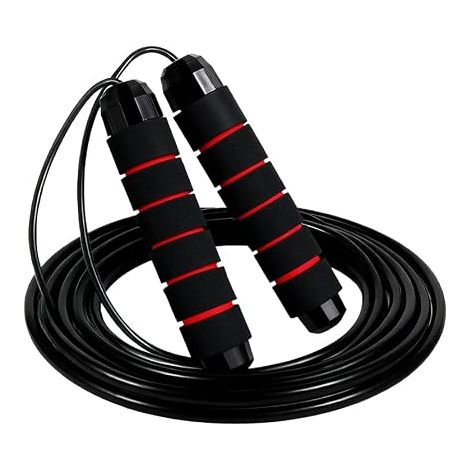 Skipping Rope Adult Speed Jump Rope Adjustable for Men Women Skipping Rope 2.8 m Sport Woman Jump Non-slip Foam Handles for Children Adults (1/5)