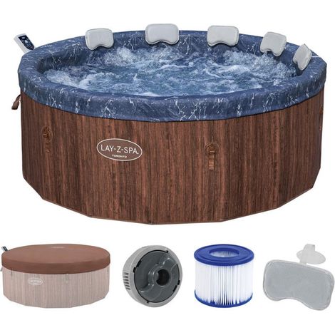 Bestway 6001W Minipiscina idromassaggio Toronto Lay-Z-Spa AirJet con app