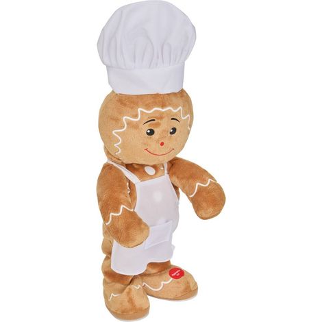 Automate de Noël chef pain d'épices animé et musical H. 32 cm à piles - Feeric lights & christmas (1/5)
