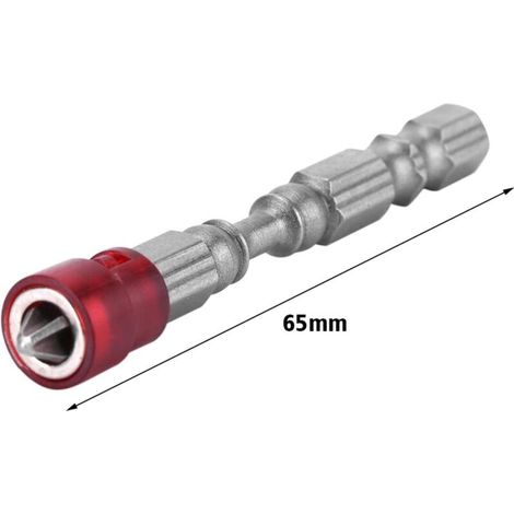 10 punte per cacciavite Phillips PH2 da 65 mm con attacco esagonale e punta magnetica per cartongesso. (1/4)