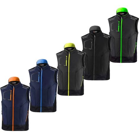 Chaleco de trabajo Sparco Tech Light Vest - M - Nero/Arancione