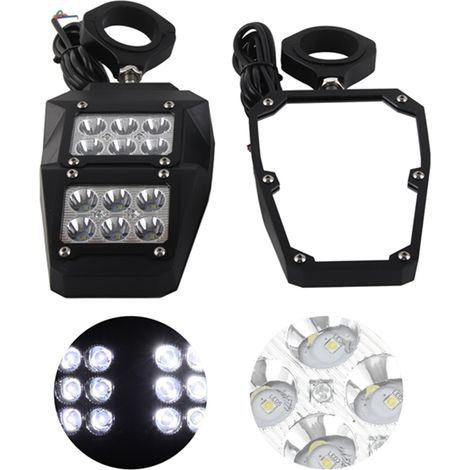 Rétroviseur latéral UTV 360° réglable avec feux LED pour Polaris RZR/Ranger, miroir arrière robuste, vision large, accessoire tout-terrain. (1/5)