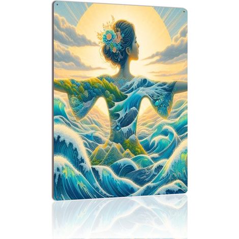 Plaque en Métal Rétro Art Murale pour Bar à Cocktails, Parfaite pour les Amateurs de Bonne Ambience 30x20 cm. (1/5)