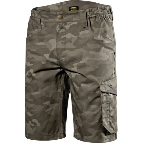 Pantaloni corti da lavoro Diadora Utility Bermuda Poly Camo - M
