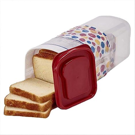 Boîte à pain en plastique avec couvercle pour conserver la fraîcheur des toasts, D (1/5)