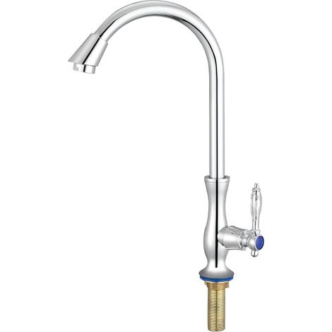 robinet eau froide, poignée unique, trou unique, pour cuisine extérieur (plaquage) (1/4)