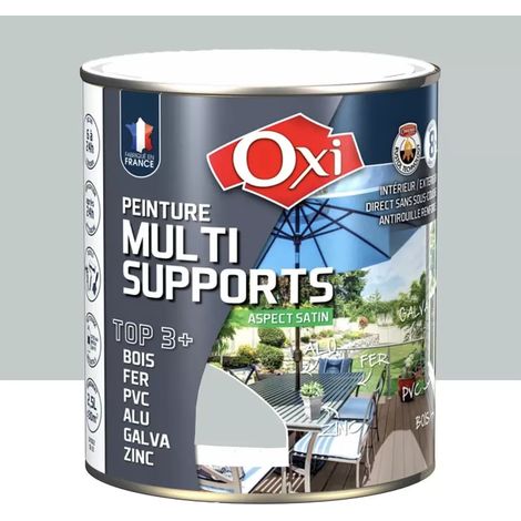 Peinture Multi-Supports Top3+ OXI Gris Clair Satin 2,5 L (1/4)