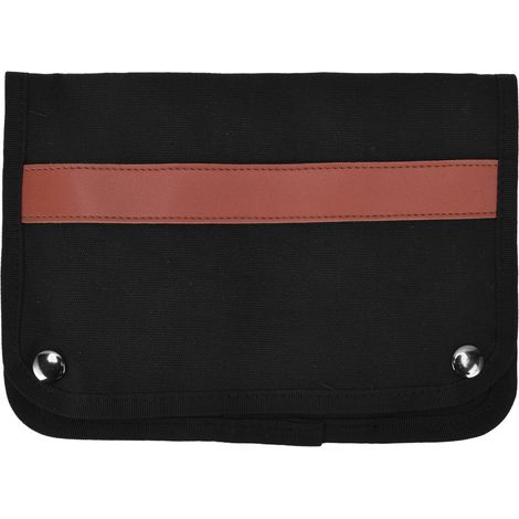 Seitliche Aufbewahrungstasche für Campingstühle, schwarze multifunktionale Aufbewahrungstasche, tragbarer Armlehnen-Organizer (1/5)