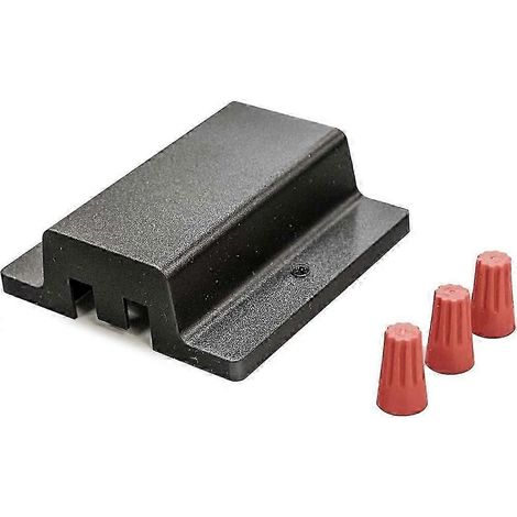 Connecteur sur rail H 120 V pour éclairage flottant, alimenté par la boîte de jonction, système H à 3 fils, noir, alimentation pour éclairage sur rail OP WHBYV (1/4)
