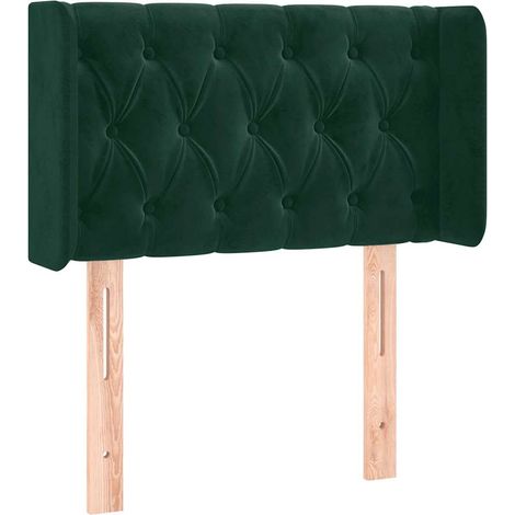 Maison Exclusive - Cabecero de terciopelo verde oscuro 83x16x78/8 (1/5)
