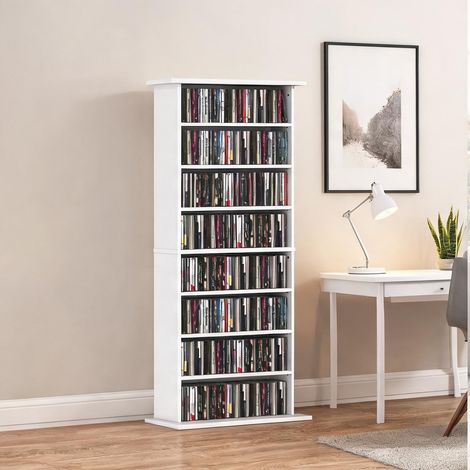 Meuble de rangement de bureau blanco 58 x 24 x 126,3 cm (1/5)