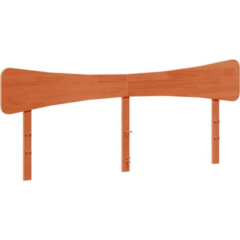 Maison Exclusive - Testiera Marrone Cera 180 cm in Legno Massello di Pino