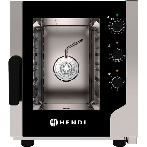 HENDI Konvektions-Dampfgarer Control 5x GN 2/3, 230V/3200W, 550x754x(H)662mm