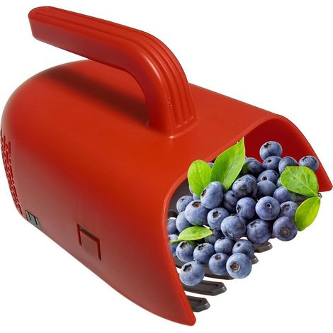 Cueilleur À Myrtilles râteau Ergonomique Plus Facile avec Manche Outil Cueille-Cerises pour cerise fleur fraise ananas sauvage légume feuille jardin verger ferme arrière-cour (1/5)