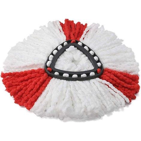 pezzi adatti alla testina in filo di cotone o-cedro Filo di cotone triangolo Testina girevole per mocio Cuscinetto per mocio (1/4)