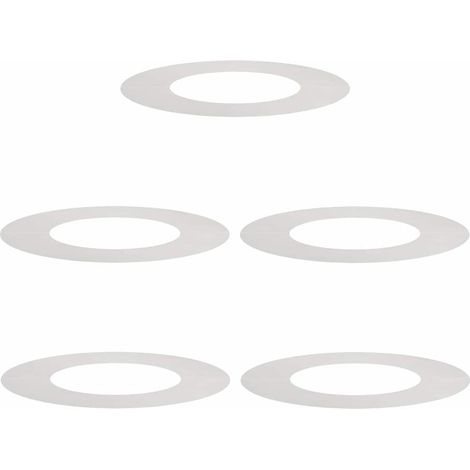 Maison Exclusive - geeignet für flache Baumringe 5 pcs Silber Ø40