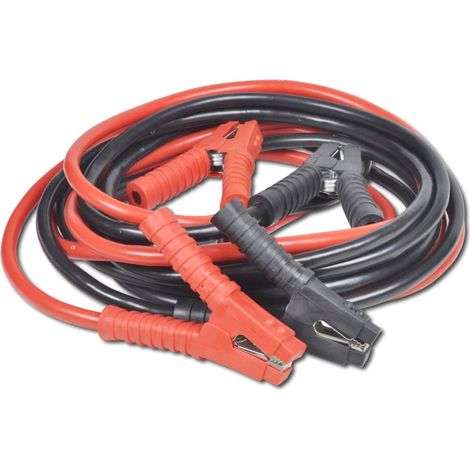 Câble de démarrage universel 12V/24V 1800A - Câble de batterie en cuivre 6m pour voiture, camion et moteur diesel (1/3)