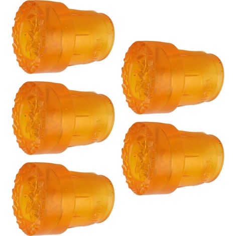 5 Pièces Embouts de Béquille 19mm Antidérapants en Caoutchouc Épais, Accessoires Durables pour Canne (1/5)