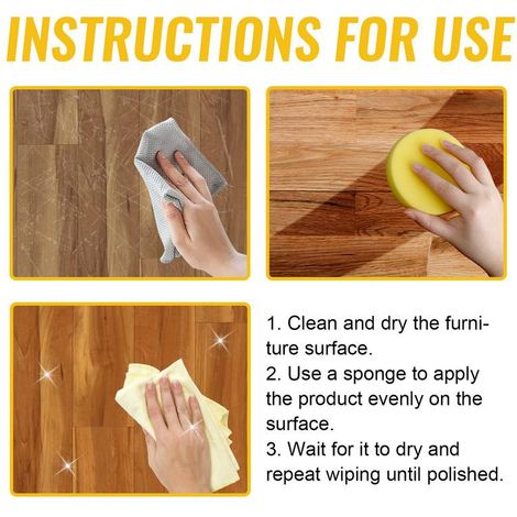 KineShineX Beeswax Wood Polish and Conditioner Naturally Restores Shine and Protects Furniture and Floors (1/4)