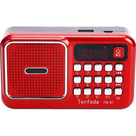 Tragbares, batteriebetriebenes Kompaktradio mit MP3-Player für Zuhause und Büro (1/5)