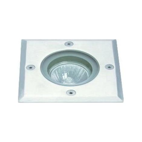 Recessed floor BORA Square IP67 GU10 4.50W Acciaio inox