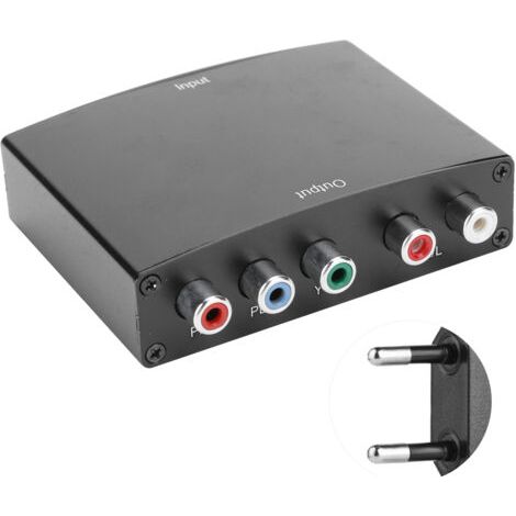 Convertisseur vidéo HD HDMI vers 5RCA RGB, Interface de composant de différence de couleur, adaptateur Audio YPbPr R/L (1/5)