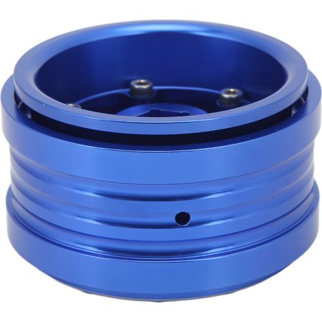 Jante Beadlock 2,9 pouces en alliage d'aluminium RC, résistante à l'usure, pour Axial 1/6 SCX6 Jeep JLU Wrangler, bleue (1/5)