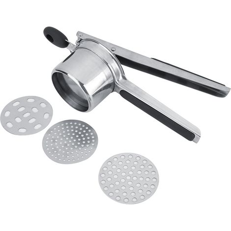 Kitchen Detachable Stainless Steel Handheld Potato Presser Ricer Food Masher Crusher (1/5)