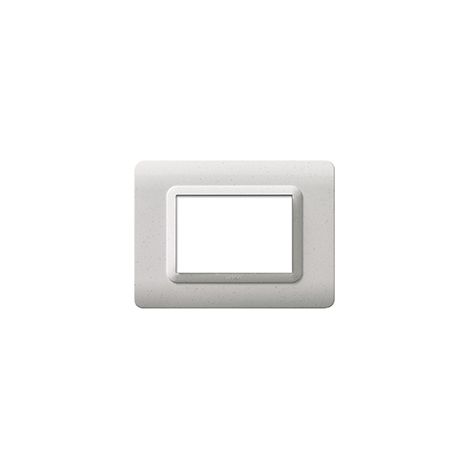 AVE 44PY03M Placca tecnopolimero. S44 colore marmo - 3 Mod.