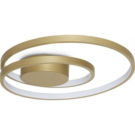 Ideal Lux Plafoniera Moderna Oz 1 luce LED integrato Ottone Metallo (1/3)