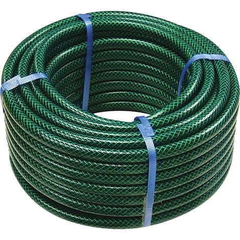 Dapetz® 50M Anti Kinking Garden Hose – Heavy Duty Reinforced Hose Pipe, 3-Layer PVC Braided Flexi Hose, Outdoor Hosepipe Ideal for Gardening, Lawn Patio and Car Cleaning (1/5)