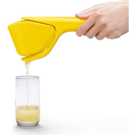 Presse-Citron Presse-agrume en métal de qualité supérieure, Presse Manuelle pour extraire Le jus Le Plus Possible (1/4)