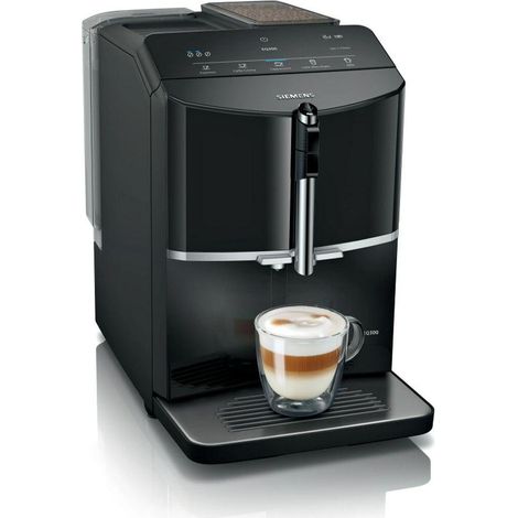 Siemens EQ.300 TF301E19 máquina de café negra