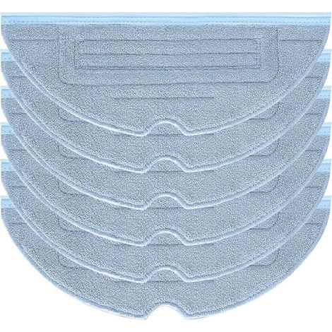 6pcs Serpillière pour Roborock S7 Pro Ultra S7 MaxV Ultra S7 Plus S7 Max Pièces de Rechange Accessoires pour Roborock S7 T7s T7s Plus Robot Aspirateur (1/5)