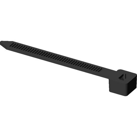Ajile - Lien de serrage nylon NOIR 2,5 x 100 mm (Sachet de 100 pièces) (1/4)