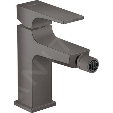 Hansgrohe Metropol - Mitigeur de bidet avec bonde Push-Open, noir chromé brossé 32520340 (1/5)