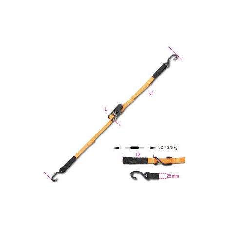 ROBUR 8188 CG25 NASTRO ANCORAG CRIC 25 MM X 5 M- 1,0 pz