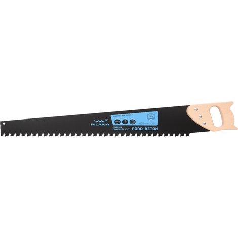 Diamwood Scie à Main avec Lame Dents Carbure - Longueur 630 mm - Dimensions 780 x 65 x 1,6 mm - Épaisseur 1,6 mm - Denture 34 - Conçue pour Béton Cellulaire et Panneaux Isolants
