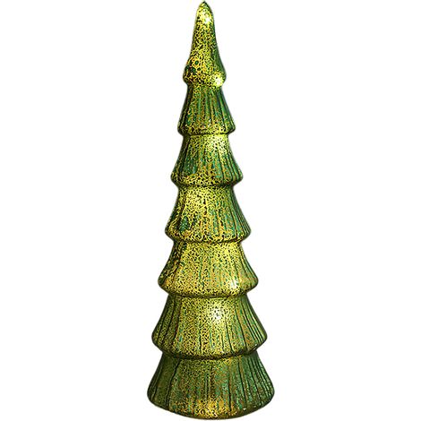 Sapin de Noël verre vert - texture agréable - haute qualité pour festival - construction durable et solide (1/5)