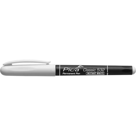 Pica pennarello permanente INSTANT WHITE bianco larghezza tratto 1-2 mm - 532/52 (1/5)