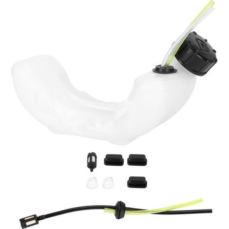 BelleRise - Kit Filtre Réservoir Essence avec Poire d'Amorçage – GX25 GX25N – pour Tondeuse à Gazon – Blanc (1/5)