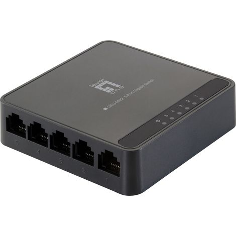 LEVEL ONE Gigabit-Switch GEU-0522 5-Port (1/4)