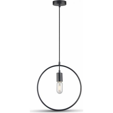 Lustre En Métal Avec Pendentif Rond élégant Design Moderne 7322