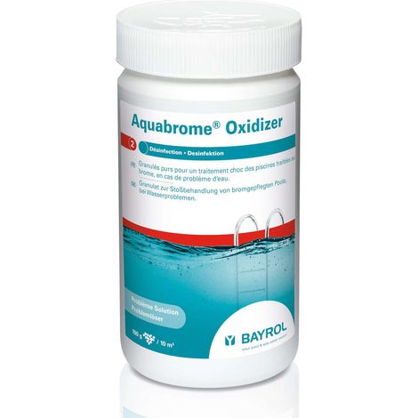Der bromregenerator verbrauchte 1,25 kg - Bayrol - AQUABROME OXIDIZER 1.25KG