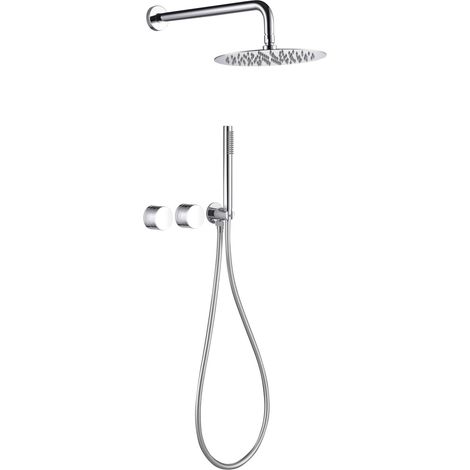 Composition de douche SC34 en laiton chromé collection Erymanthe (1/4)