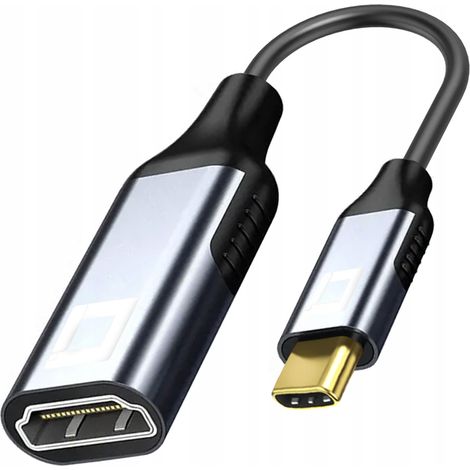 Adaptateur CO2 USB-C vers HDMI, hub de câbles, adaptateur USB Type-C vers HDMI MHL HD 8K 60 Hz