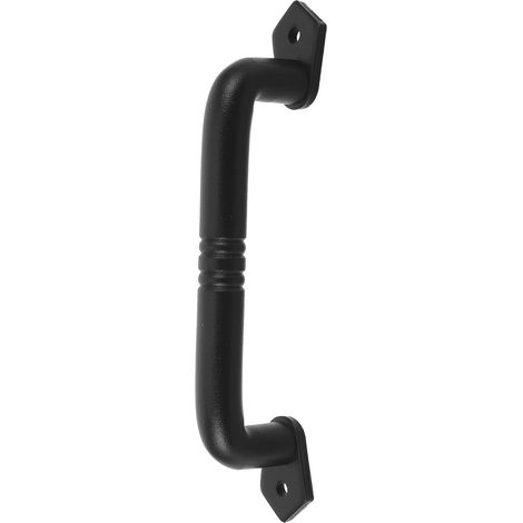 Poignée de porte grange rustique PRETYZOOM, grande taille, en fer (1/5)