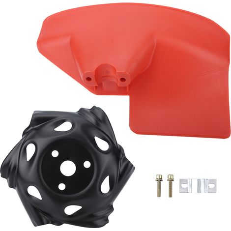 Accessoire pour tondeuse à gazon, protection pour débroussailleuse, tête de coupe pour désherbage (1/5)